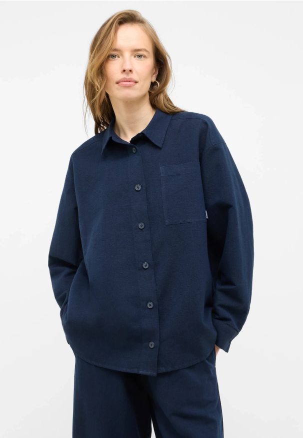 Damska Koszula Mustang Style Willow Navy Blazer 1016575 5324