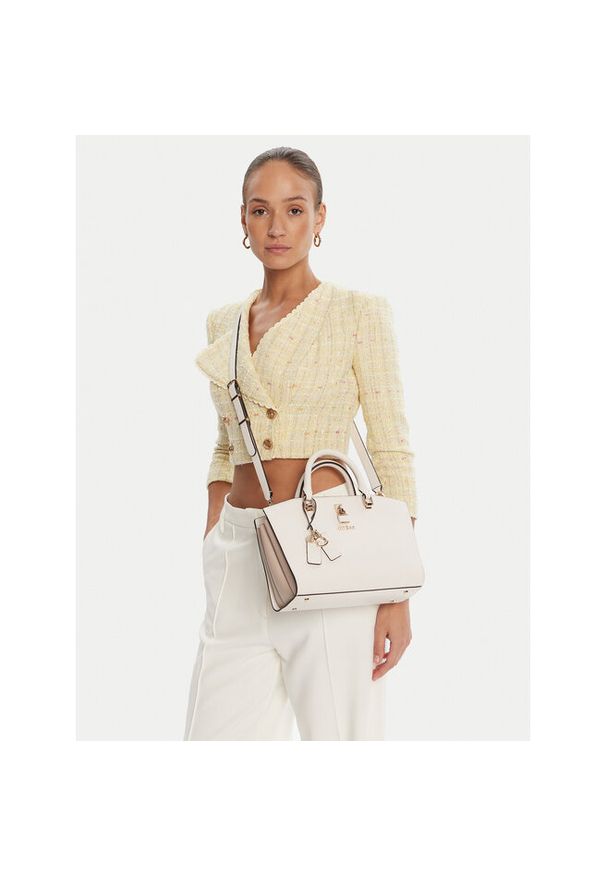 Torebka Guess. Kolor: kremowy
