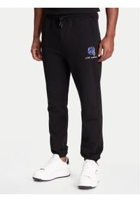 Karl Lagerfeld - KARL LAGERFELD Spodnie dresowe 705113 553904 Czarny Loose Fit. Kolor: czarny. Materiał: bawełna