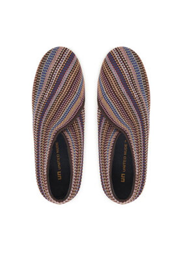 United Nude Botki Fold Mid 1002765905 Brązowy. Kolor: brązowy. Materiał: materiał