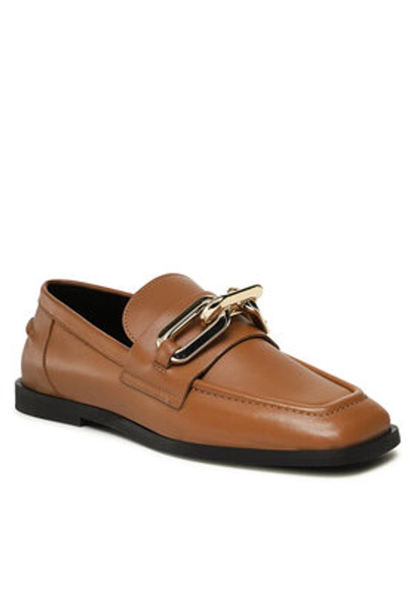 Gino Rossi Loafersy 82300 Brązowy. Kolor: brązowy. Materiał: skóra