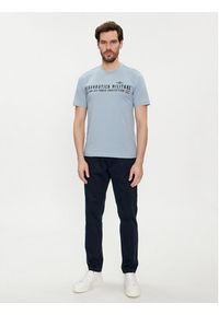 Aeronautica Militare T-Shirt 241TS1942J538 Niebieski Regular Fit. Kolor: niebieski. Materiał: bawełna #4