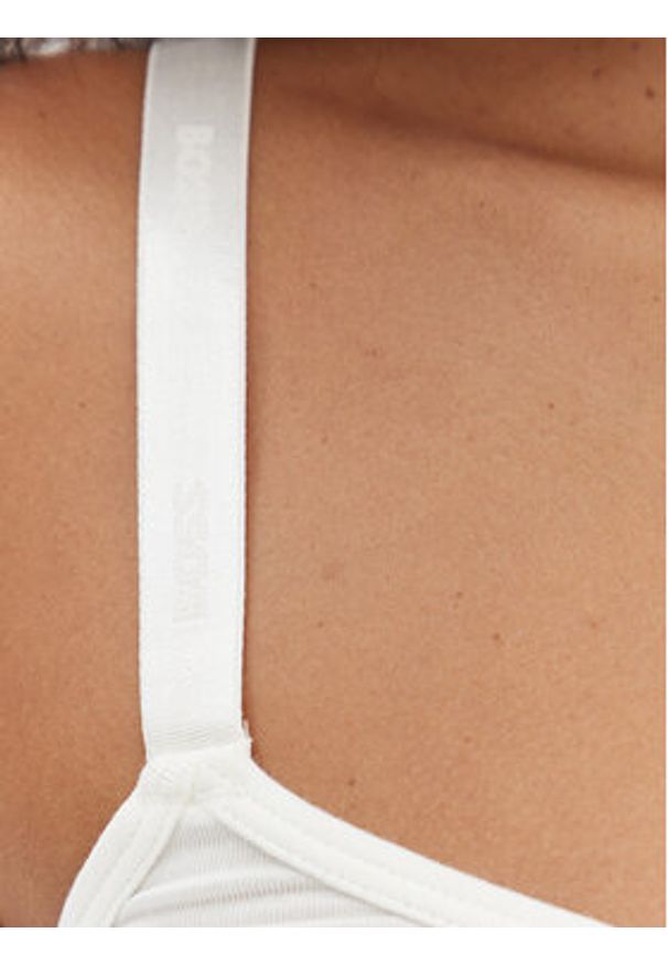 BOSS - Boss Top 50515379 Biały Regular Fit. Kolor: biały. Materiał: wiskoza