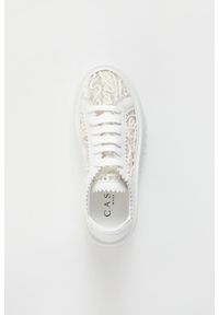 Casadei - Sneakersy damskie z koronką CASADEI. Materiał: koronka. Wzór: koronka #4