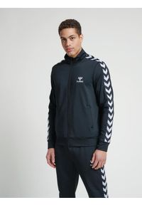 Kurtka Hummel Nathan 2.0 zip. Kolor: biały, wielokolorowy, czarny. Materiał: polar