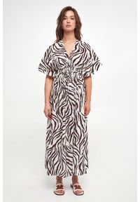 Max Mara Beachwear - Sukienka we wzory Dorotea MAX MARA BEACHWEAR #4