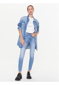 Calvin Klein Jeans Jeansy J20J220853 Niebieski Skinny Fit. Kolor: niebieski