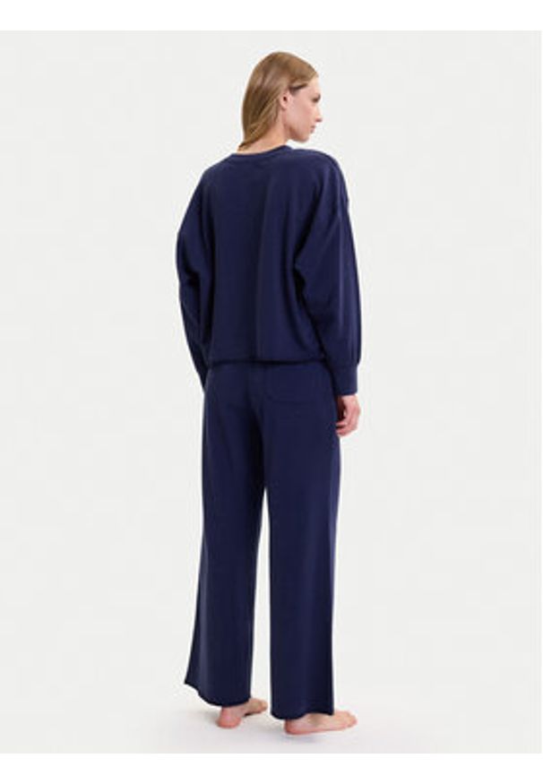 Polo Ralph Lauren Piżama 4P8030 Granatowy Relaxed Fit. Kolor: niebieski. Materiał: bawełna