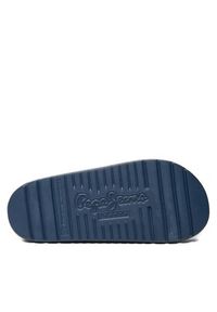 Pepe Jeans Klapki Beach Slide M PMS70159 Granatowy. Kolor: niebieski. Materiał: syntetyk #5