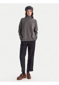 Weekend Max Mara Spodnie materiałowe Hataley 2525136022 Granatowy Regular Fit. Kolor: niebieski. Materiał: wełna #5