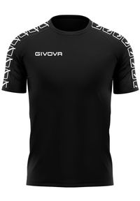 T-shirt Sportowy Givova Czarny 3XL - Oddychająca Bawełna. Kolor: czarny. Materiał: bawełna. Sport: piłka nożna