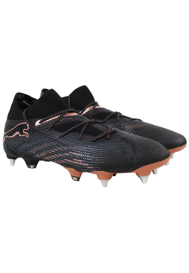 Puma - Buty piłkarskie PUMA Future 7 Ultimate MxSG pumacopper. Kolor: czarny. Sport: piłka nożna