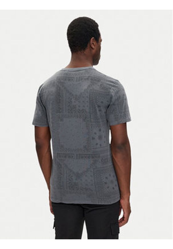 Brave Soul T-Shirt MTS-568MASCADA Niebieski Regular Fit. Kolor: niebieski. Materiał: bawełna