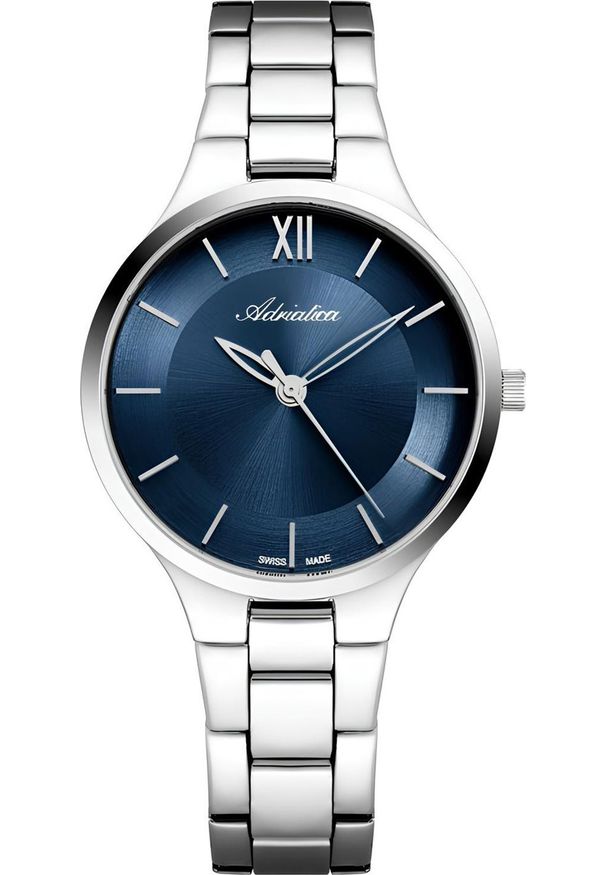 Zegarek Adriatica Zegarek damski Adriatica A3823.5165Q srebrny. Kolor: srebrny