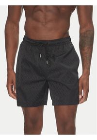 BOSS Szorty kąpielowe Jacques 50539313 Czarny Regular Fit. Kolor: czarny. Materiał: syntetyk
