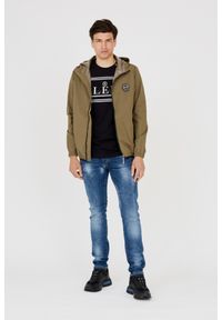 Philipp Plein - PHILIPP PLEIN Męska kurtka wiatrówka zielona, Rozmiar XL. Typ kołnierza: kaptur. Kolor: zielony #5