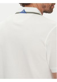 La Martina Polo Achille MAPG30 PK097 Biały Regular Fit. Typ kołnierza: polo. Kolor: biały. Materiał: bawełna