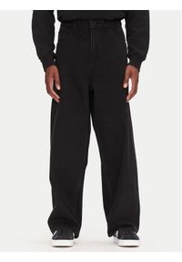 Volcom Jeansy Chillow A1912502 Czarny Loose Fit. Kolor: czarny