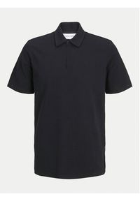Jack & Jones Polo Benja 12269338 Czarny Regular Fit. Typ kołnierza: polo. Kolor: czarny. Materiał: bawełna #6