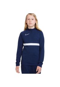 Bluza dla dzieci Nike Academy 21 Dril Top granatowa CW6112 451. Kolor: niebieski