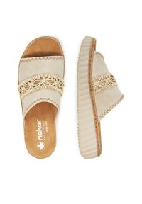 Rieker Klapki CEO-69278-60 Beżowy. Kolor: beżowy. Materiał: materiał #5