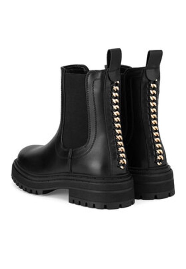 Jenny Fairy Sztyblety HY60208-1 Czarny. Kolor: czarny. Materiał: skóra