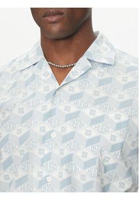 Hugo - HUGO Koszula Ellino 50539705 Błękitny Regular Fit. Kolor: niebieski. Materiał: bawełna #4