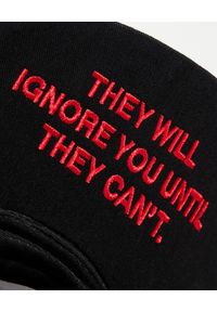 PALM ANGELS - Czarna czapka z wyszywanym logo. Kolor: czarny. Wzór: haft, napisy, aplikacja #5