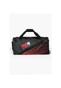 GORILLA WEAR - Ohio Gym Bag - Czarny/Czerwony. Kolor: czerwony. Sport: fitness