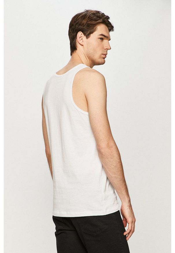 Jack & Jones - T-shirt (2-pack). Okazja: na co dzień. Kolor: biały. Materiał: dzianina. Styl: casual