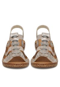 Rieker Sandały CEO-62850-90 Szary. Kolor: szary. Materiał: skóra #4