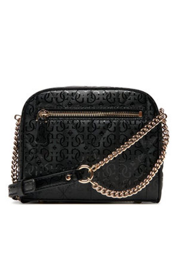 Guess Torebka Aldina HWGG96 63140 Czarny. Kolor: czarny. Materiał: skórzane