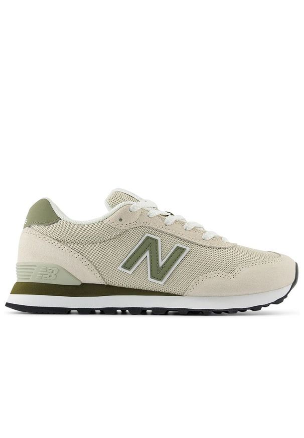 Buty New Balance WL515CWH - beżowe. Okazja: na co dzień. Kolor: beżowy. Materiał: guma, zamsz, materiał, syntetyk. Szerokość cholewki: normalna