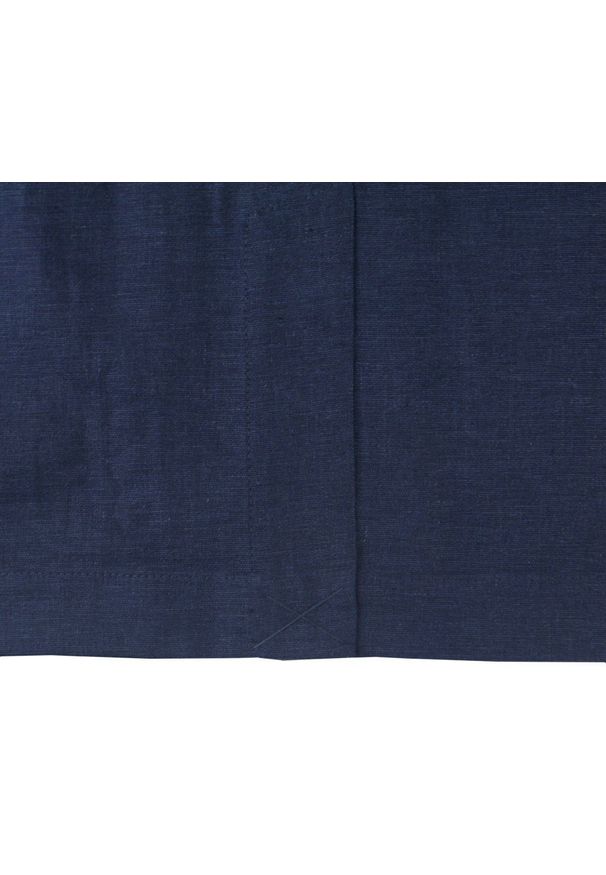 Lniana Męska Marynarka Sportowa (Casual) - Brave Soul - Granatowa. Okazja: na co dzień. Kolor: niebieski. Materiał: wiskoza, len. Styl: sportowy, casual