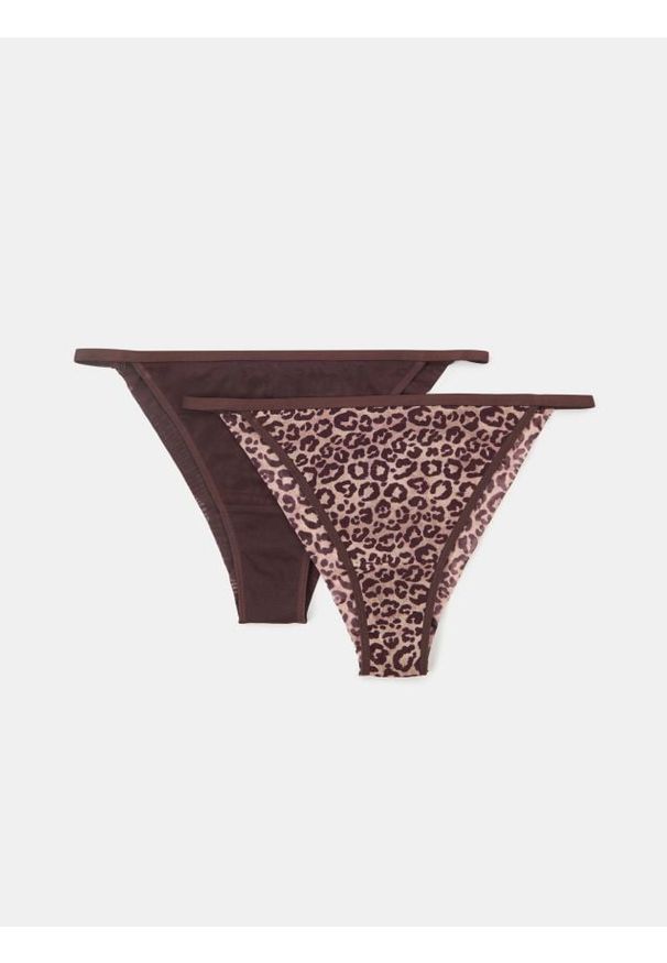 Sinsay - Majtki brazyliany 2 pack - wielobarwny