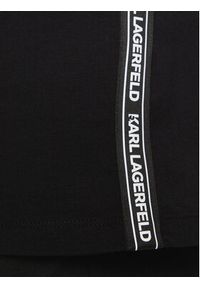Karl Lagerfeld - KARL LAGERFELD Polo 745023 542221 Czarny Regular Fit. Typ kołnierza: polo. Kolor: czarny. Materiał: bawełna #5
