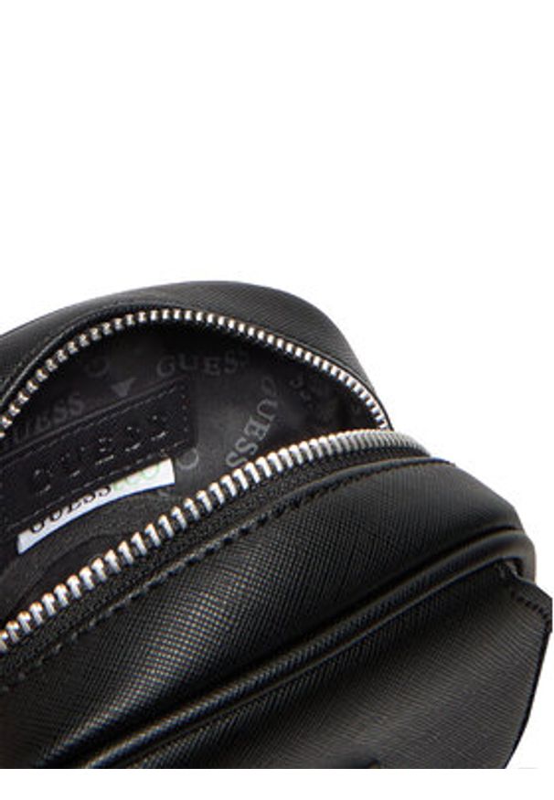 Guess Saszetka HMMISA P5425 Czarny. Kolor: czarny. Materiał: skóra