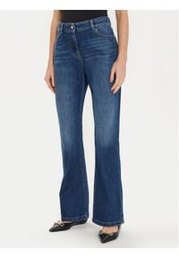 TwinSet - TWINSET Jeansy 242AT2273 Niebieski Flare Fit. Kolor: niebieski #1