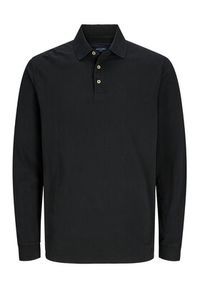Jack & Jones Polo William 12269034 Czarny Regular Fit. Typ kołnierza: polo. Kolor: czarny. Materiał: bawełna #2