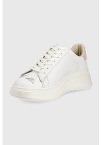 MOA Concept buty skórzane double gallery kolor biały. Nosek buta: okrągły. Zapięcie: sznurówki. Kolor: biały. Materiał: skóra. Obcas: na platformie #2
