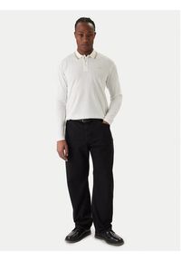 Jack & Jones Polo Blualves 12287520 Biały Regular Fit. Typ kołnierza: polo. Kolor: biały. Materiał: bawełna #3