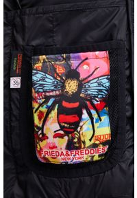 Frieda & Freddies Kurtka damska kolor czarny zimowa. Kolor: czarny. Materiał: materiał. Sezon: zima #4