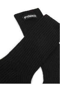 Pinko - PINKO Rękawiczki Damskie Grecia 105997 A2Z4 Czarny. Kolor: czarny. Materiał: materiał, wiskoza
