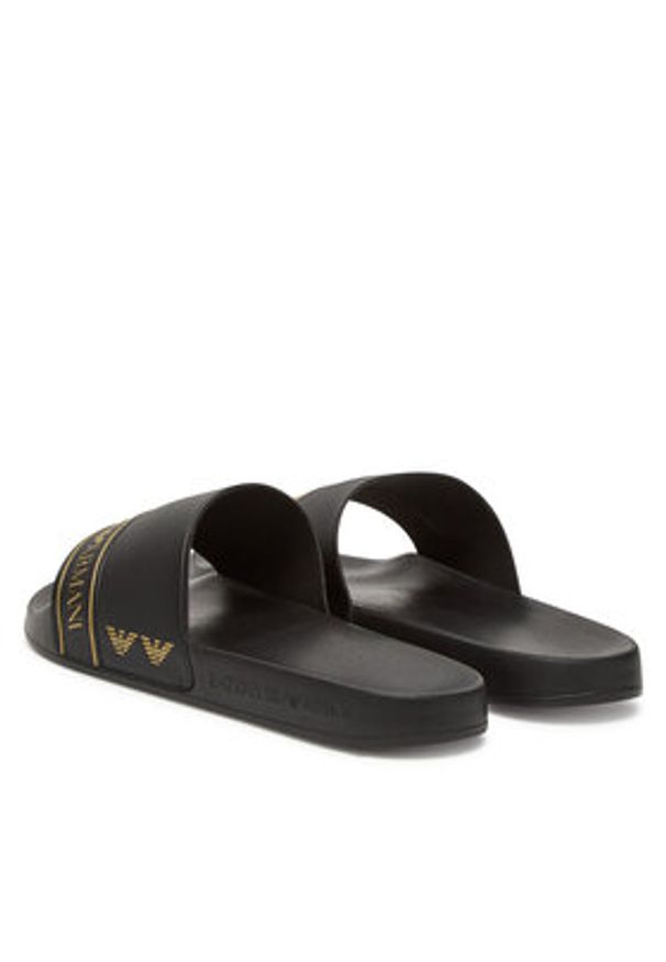 EA7 Emporio Armani Klapki 7X000110 AF15128 MC139 Czarny. Kolor: czarny