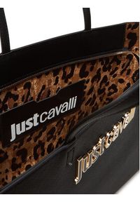 Just Cavalli Torebka 78RA4BB9 ZS766 Czarny. Kolor: czarny. Materiał: skórzane