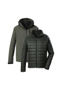 Kombinezon parka i puchówka Killtec KOW 95. Kolor: zielony. Materiał: puch. Sezon: jesień #1
