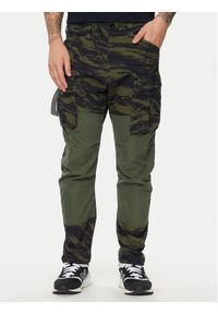 G-Star RAW - G-Star Raw Spodnie materiałowe 3D Cargo 2.0 D24308-D386-G393 Zielony Tapered Fit. Kolor: zielony. Materiał: bawełna