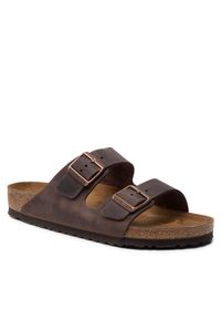 Klapki Birkenstock. Kolor: brązowy