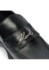 Karl Lagerfeld - KARL LAGERFELD Loafersy KL41213 Czarny. Kolor: czarny. Materiał: skóra