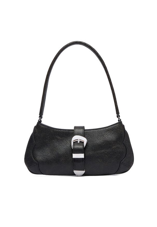 Tommy Jeans Torebka Tjw Cool Leather Shoulder Bag AW0AW18788 Czarny. Kolor: czarny. Materiał: skórzane